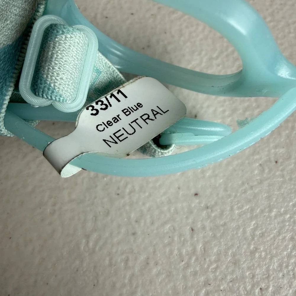 MIRAFLEX Mini‎ Baby EC Clear Blue Neutral Frames Eyeglasses 33-11 Sample Italy